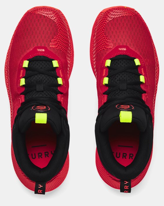 รองเท้าบาสเกตบอล Curry HOVR™ Splash ยูนิเซ็กส์, Red, pdpMainDesktop image number 2